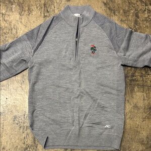 Kjus Gray Quarter-Zip Men's Sweater